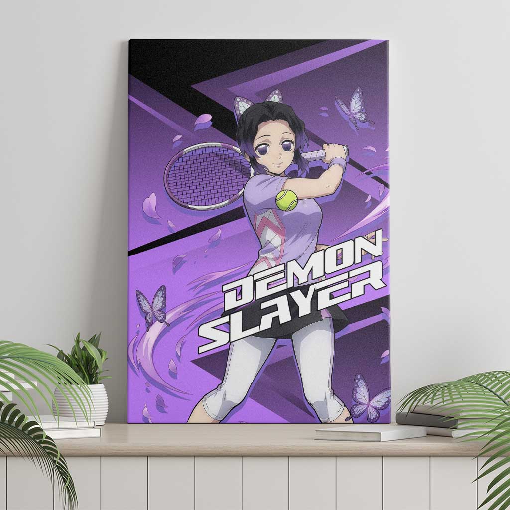 Shinobu Kocho Insect Rally Canvas Wall Art Sporty Anime Mashup Style