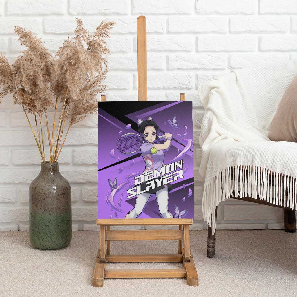 Shinobu Kocho Insect Rally Canvas Wall Art Sporty Anime Mashup Style