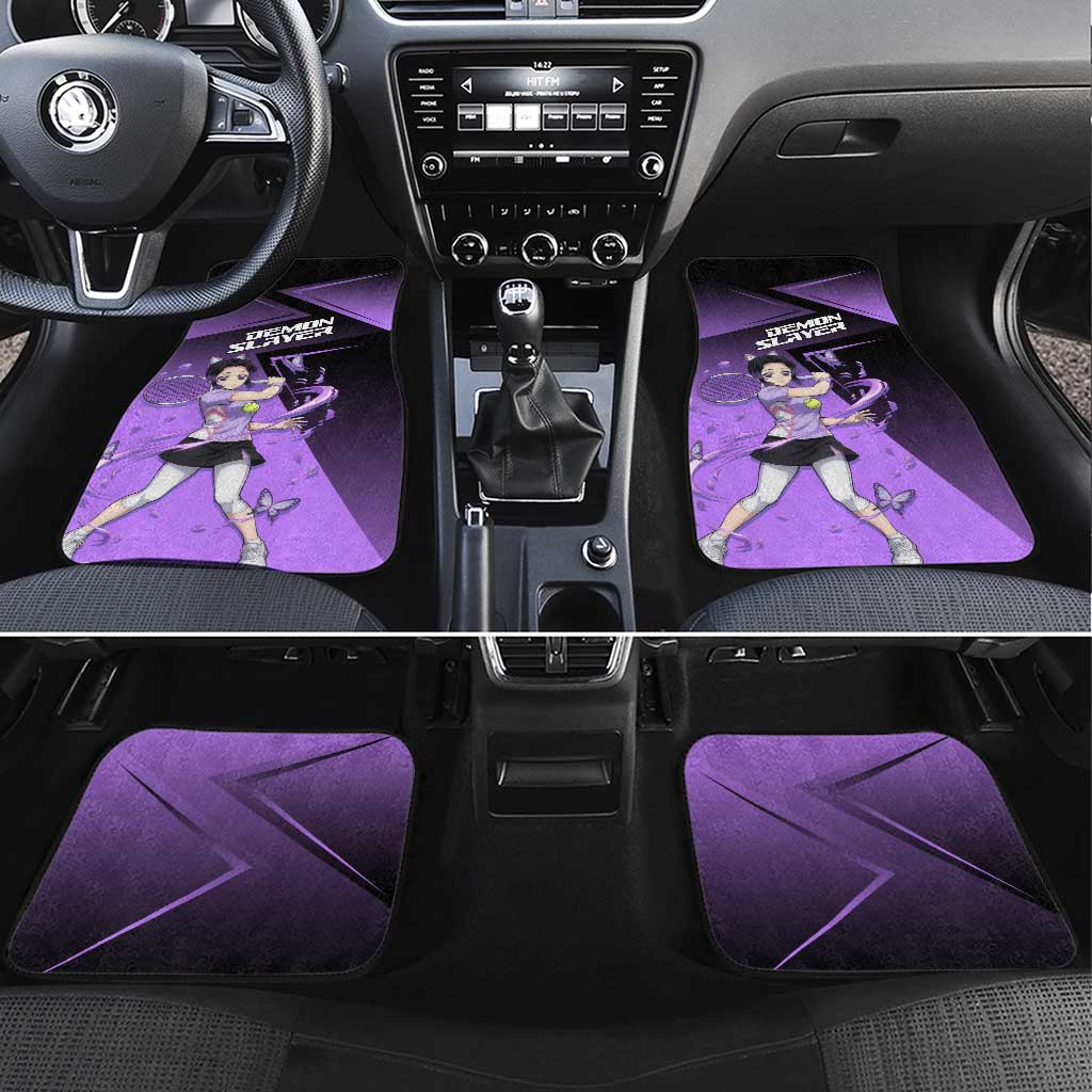 Shinobu Kocho Insect Rally Car Mats Sporty Anime Mashup Style