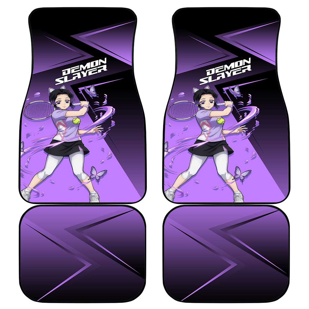 Shinobu Kocho Insect Rally Car Mats Sporty Anime Mashup Style