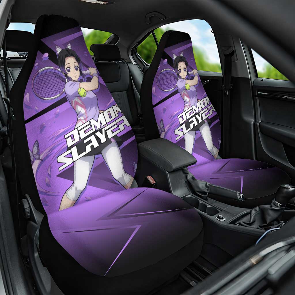 Shinobu Kocho Insect Rally Car Seat Cover Sporty Anime Mashup Style