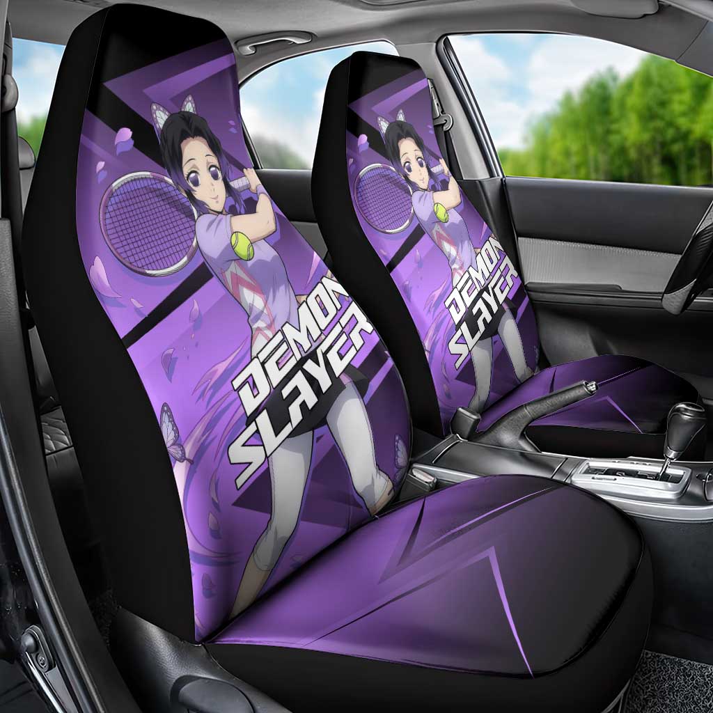 Shinobu Kocho Insect Rally Car Seat Cover Sporty Anime Mashup Style