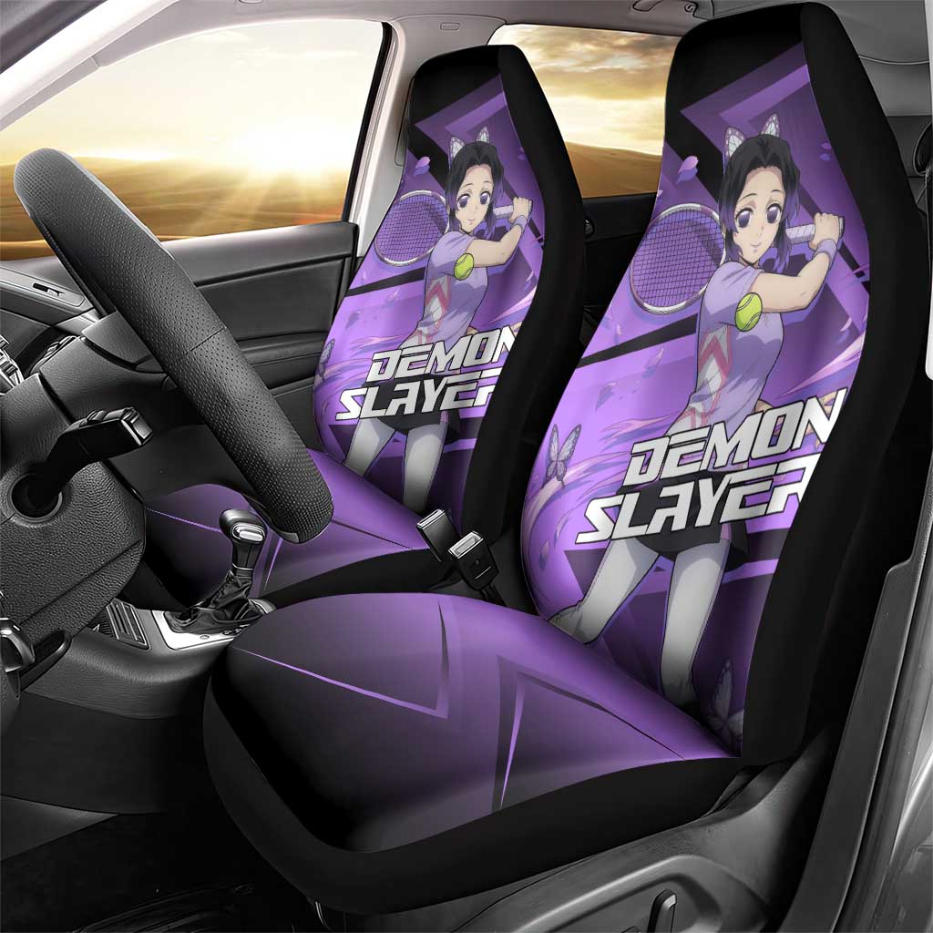Shinobu Kocho Insect Rally Car Seat Cover Sporty Anime Mashup Style