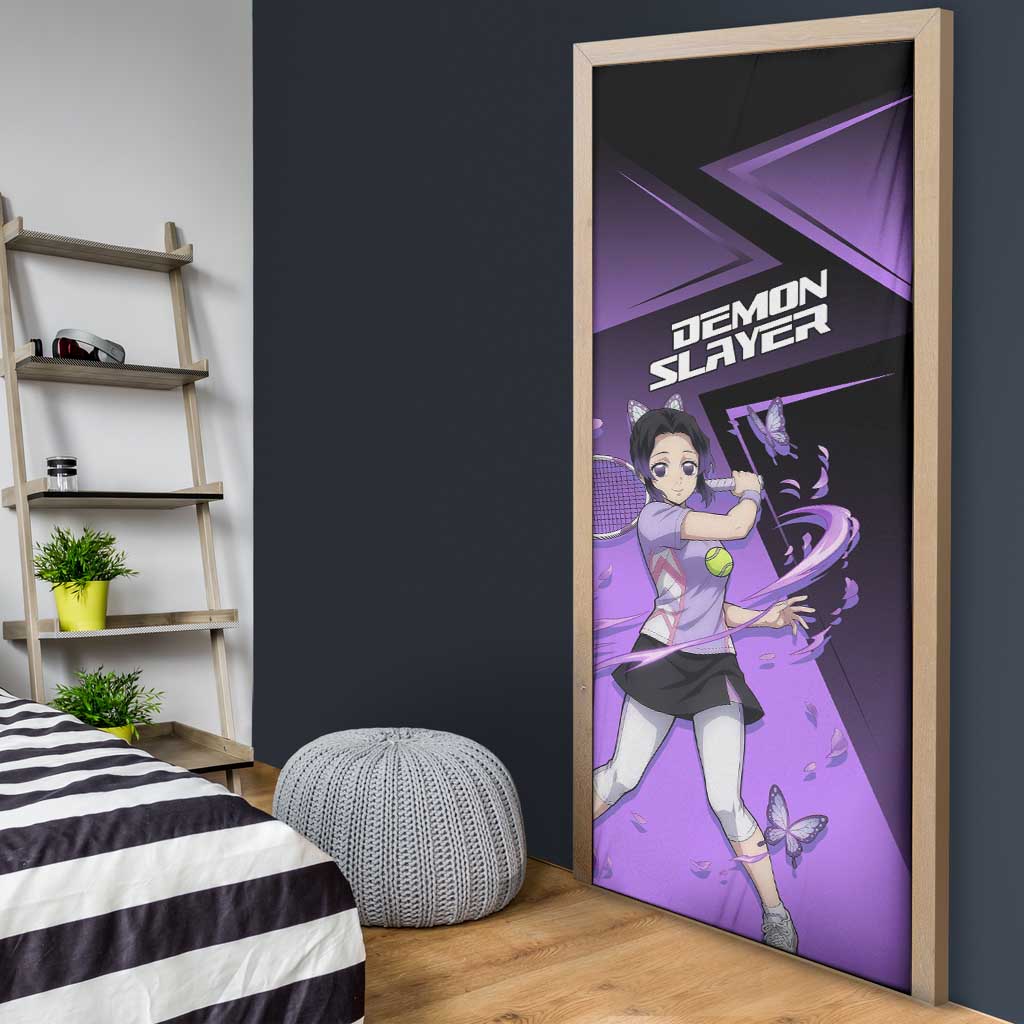 Shinobu Kocho Insect Rally Door Cover Sporty Anime Mashup Style