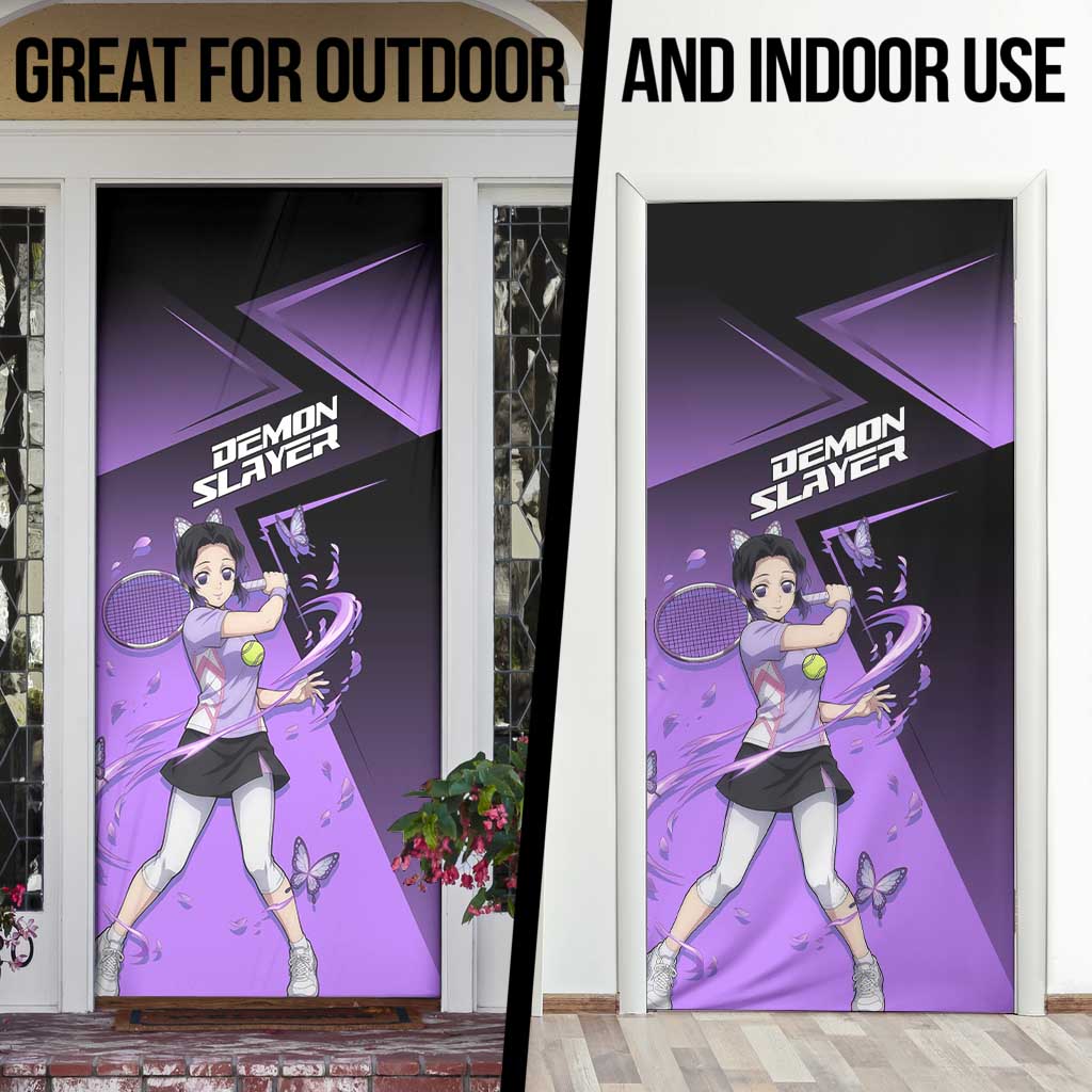 Shinobu Kocho Insect Rally Door Cover Sporty Anime Mashup Style