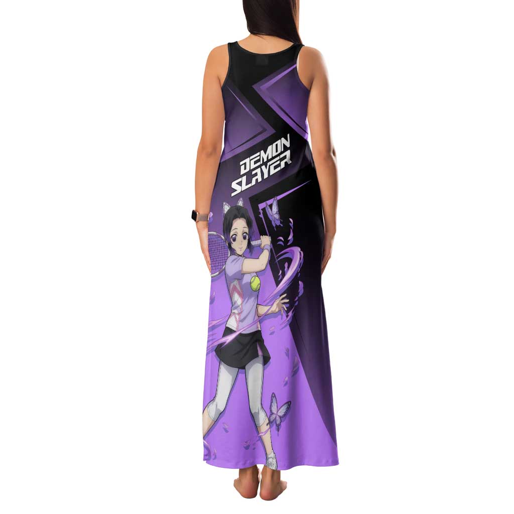 Shinobu Kocho Insect Rally Family Matching Tank Maxi Dress and Hawaiian Shirt Sporty Anime Mashup Style