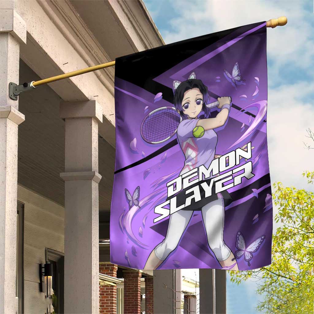 Shinobu Kocho Insect Rally Garden Flag Sporty Anime Mashup Style