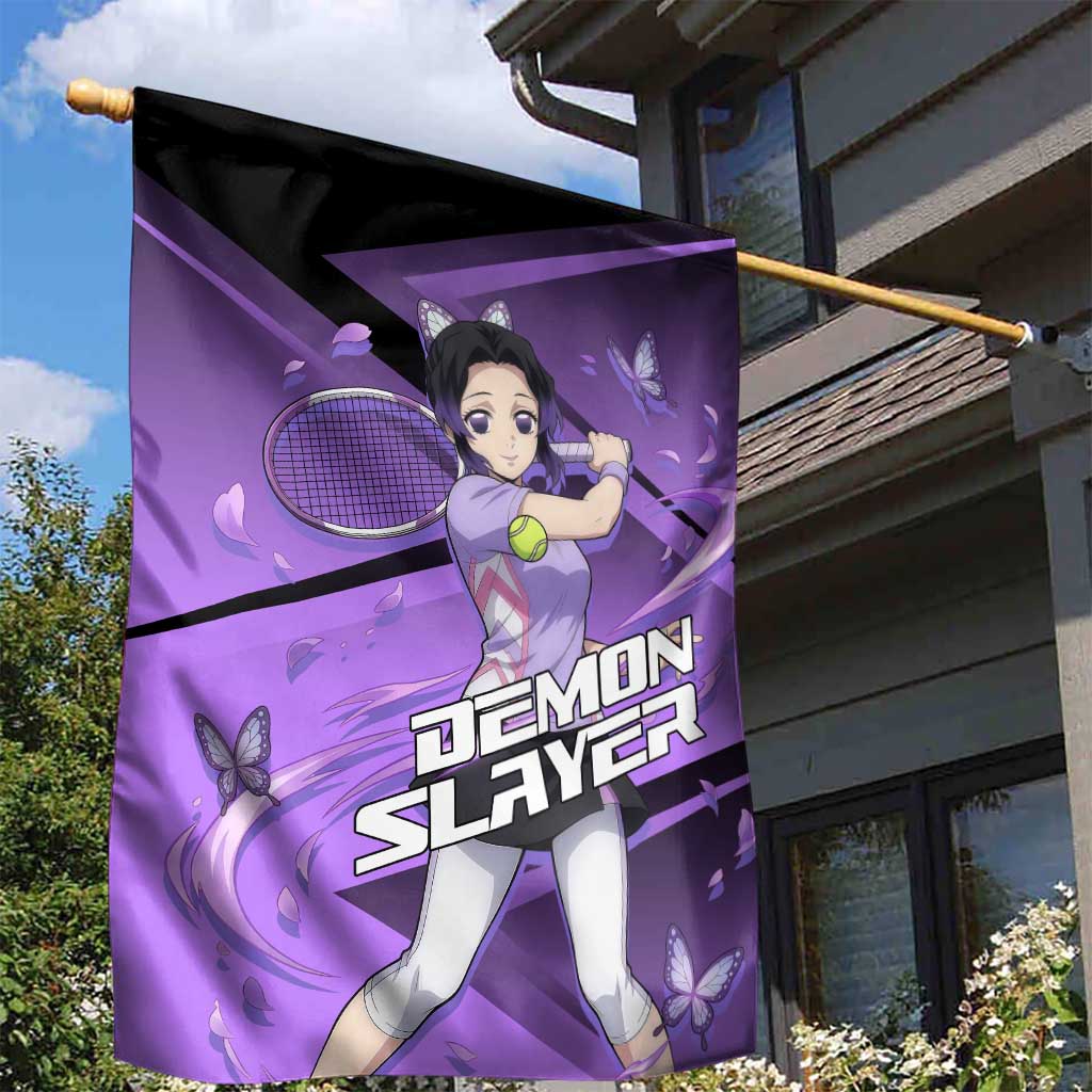 Shinobu Kocho Insect Rally Garden Flag Sporty Anime Mashup Style