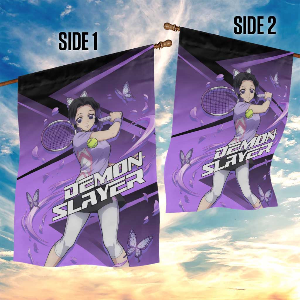 Shinobu Kocho Insect Rally Garden Flag Sporty Anime Mashup Style