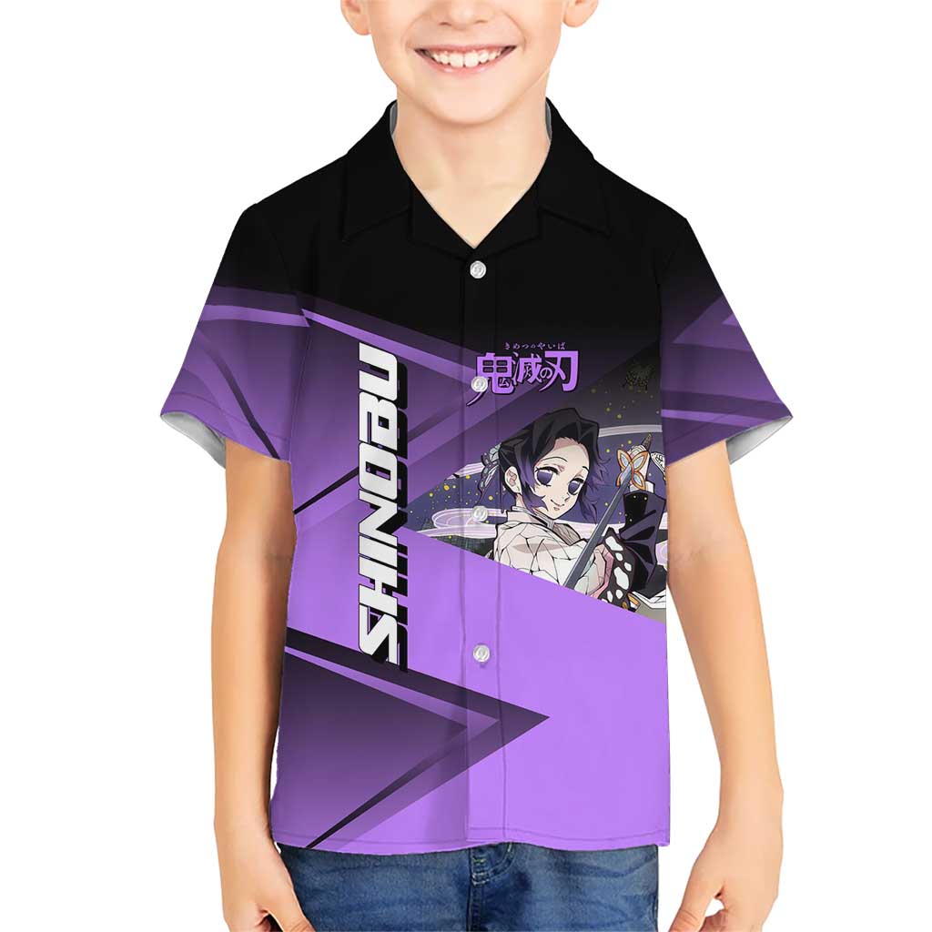 Shinobu Kocho Insect Rally Hawaiian Shirt Sporty Anime Mashup Style