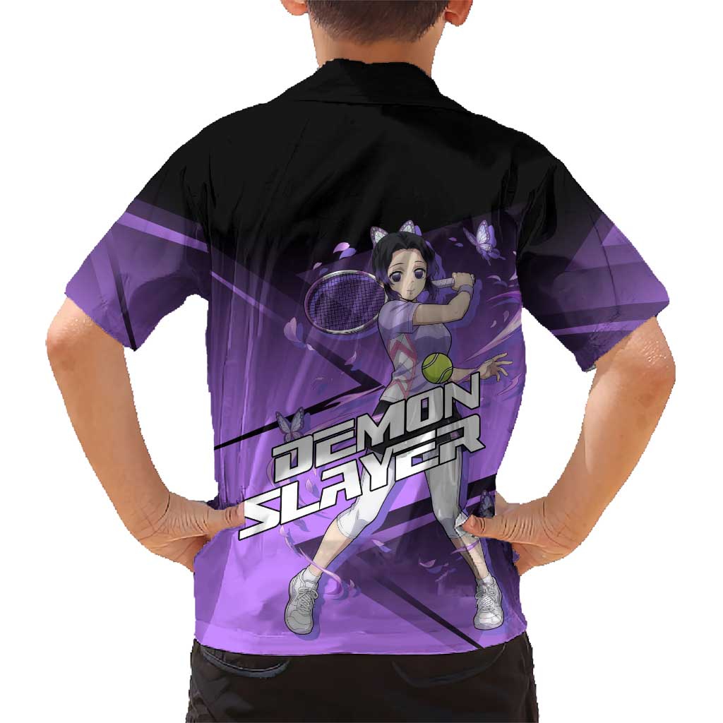 Shinobu Kocho Insect Rally Kid Hawaiian Shirt Sporty Anime Mashup Style