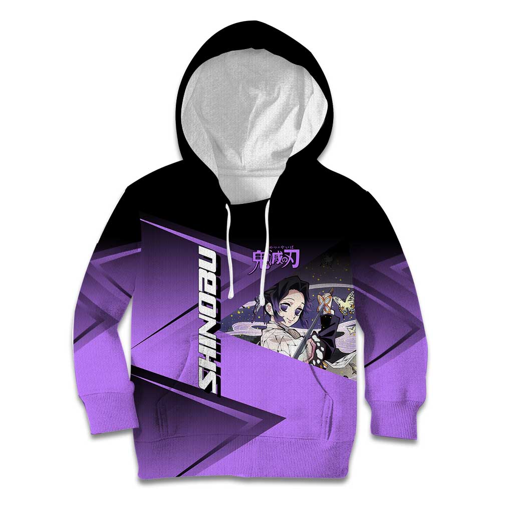 Shinobu Kocho Insect Rally Kid Hoodie Sporty Anime Mashup Style