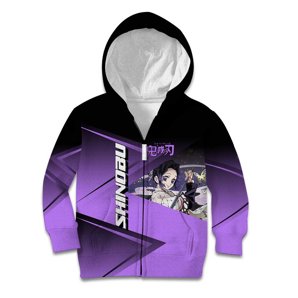 Shinobu Kocho Insect Rally Kid Hoodie Sporty Anime Mashup Style