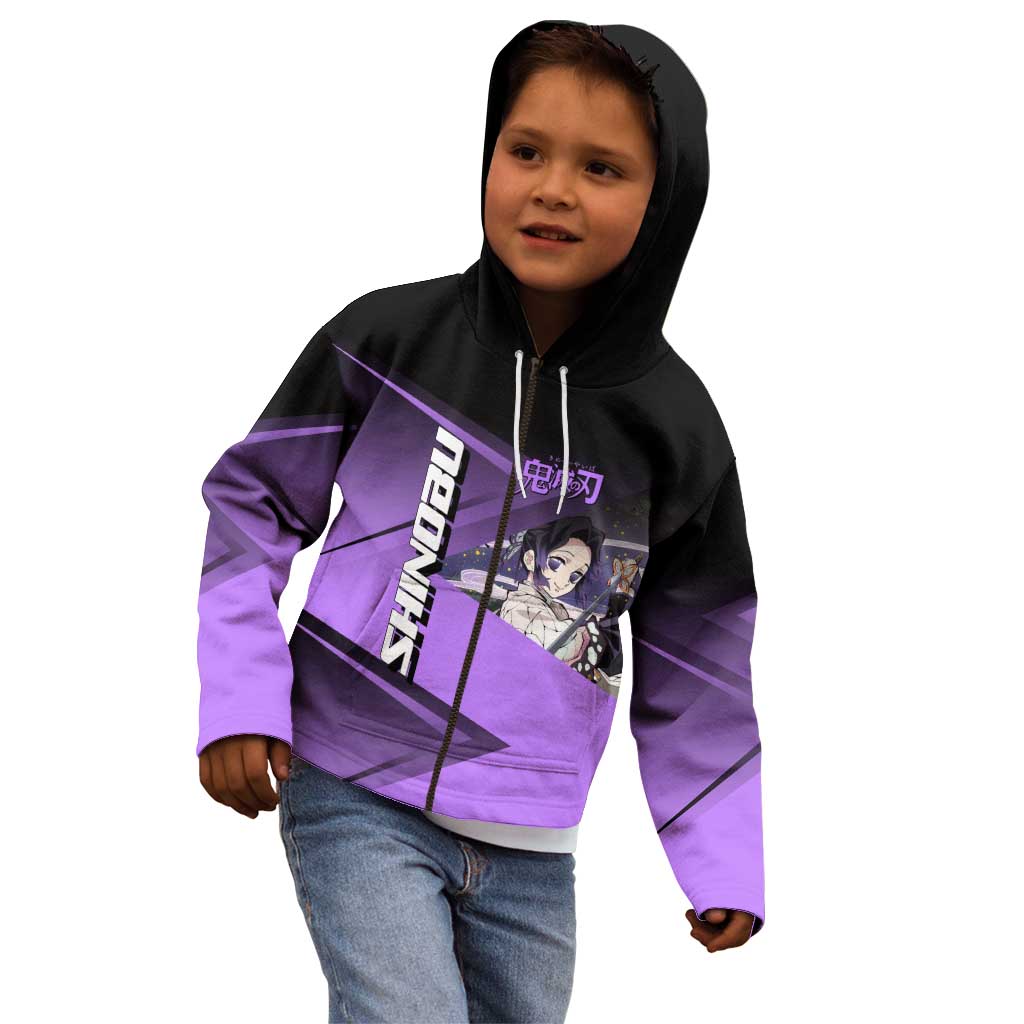 Shinobu Kocho Insect Rally Kid Hoodie Sporty Anime Mashup Style