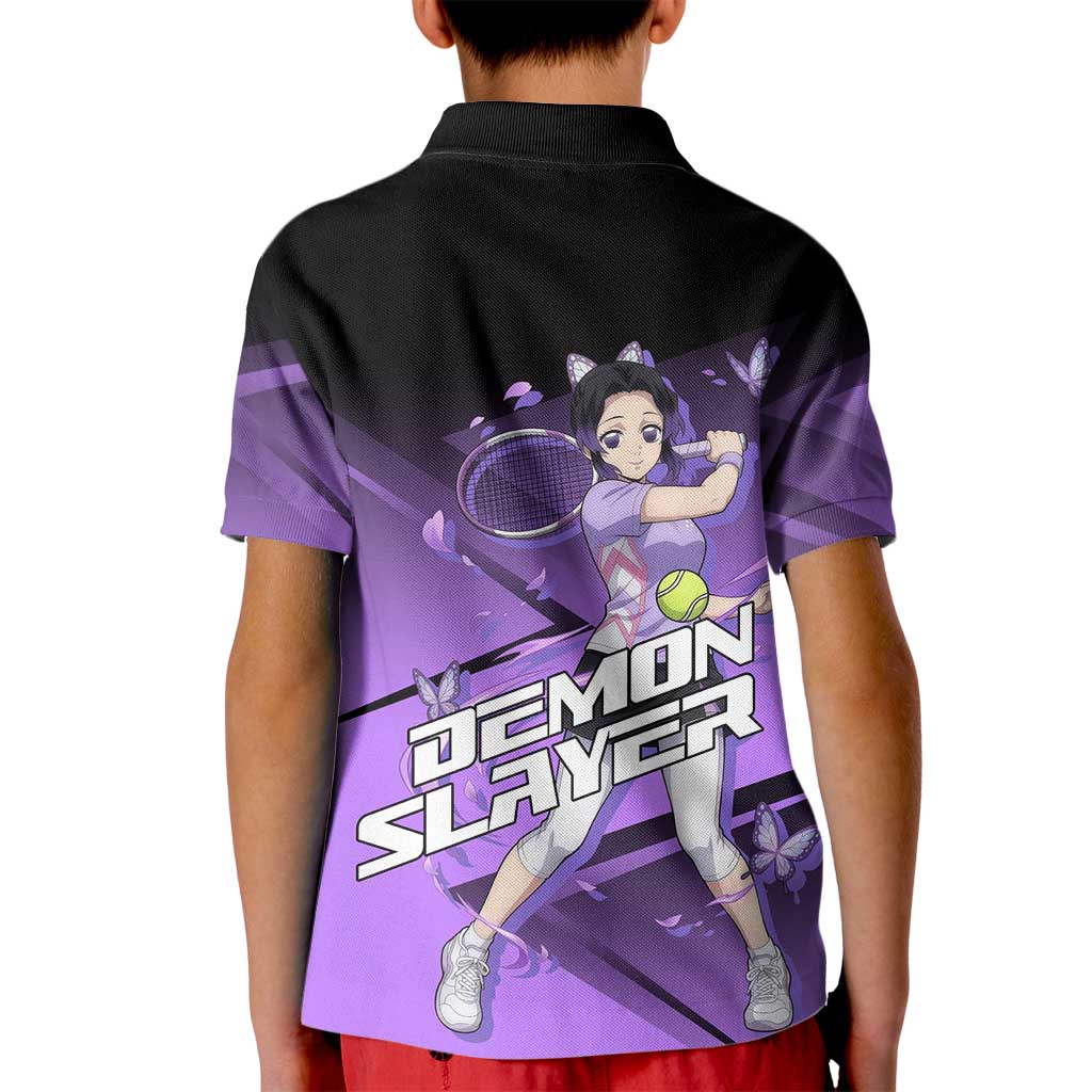 Shinobu Kocho Insect Rally Kid Polo Shirt Sporty Anime Mashup Style
