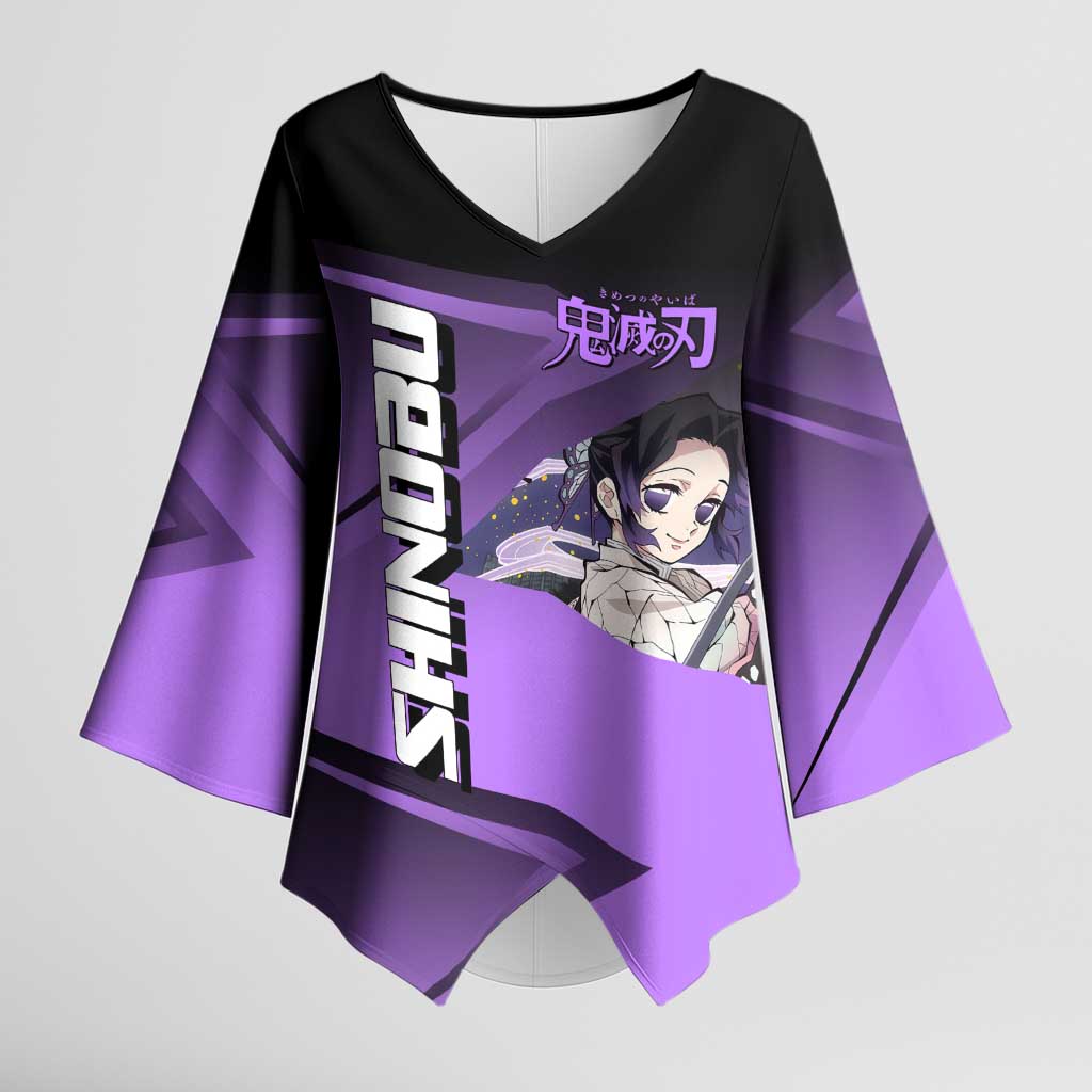 Shinobu Kocho Insect Rally Kimono Sleeve Blouse Sporty Anime Mashup Style