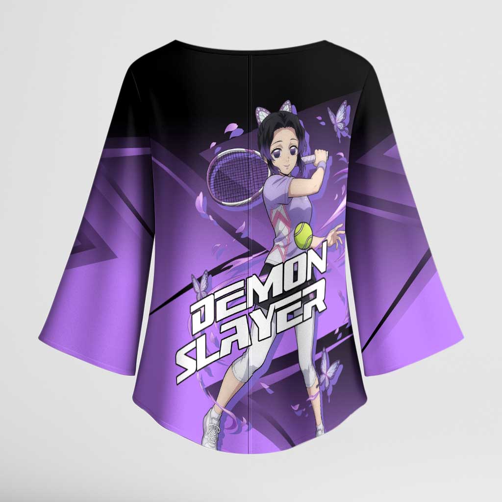 Shinobu Kocho Insect Rally Kimono Sleeve Blouse Sporty Anime Mashup Style