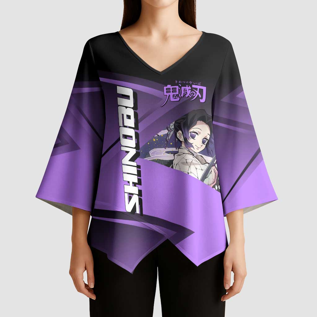 Shinobu Kocho Insect Rally Kimono Sleeve Blouse Sporty Anime Mashup Style