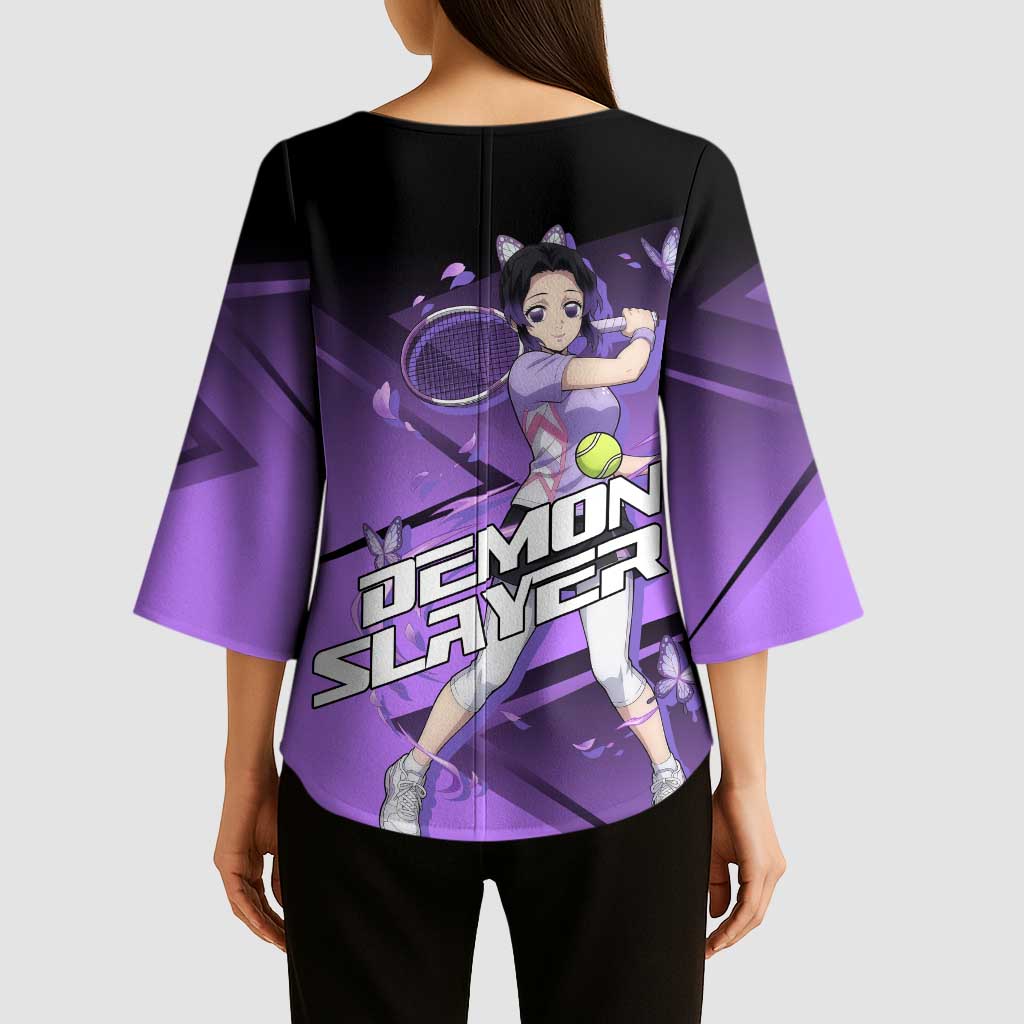 Shinobu Kocho Insect Rally Kimono Sleeve Blouse Sporty Anime Mashup Style