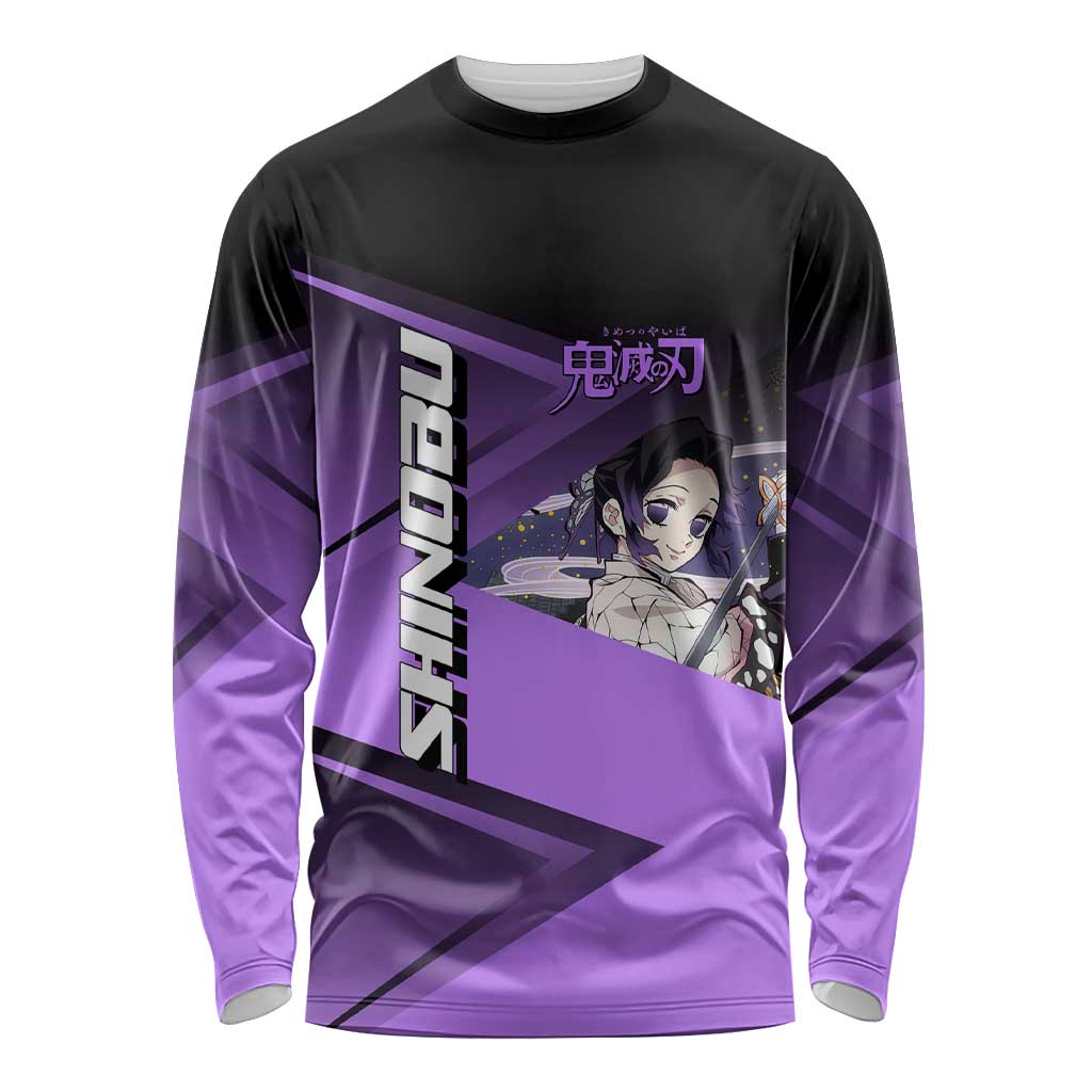 Shinobu Kocho Insect Rally Long Sleeve Shirt Sporty Anime Mashup Style