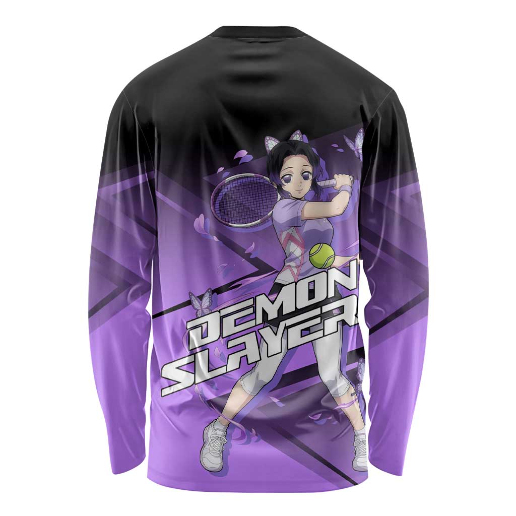 Shinobu Kocho Insect Rally Long Sleeve Shirt Sporty Anime Mashup Style
