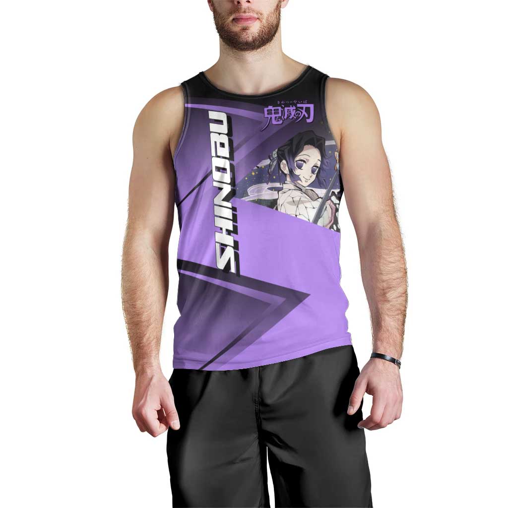 Shinobu Kocho Insect Rally Men Tank Top Sporty Anime Mashup Style