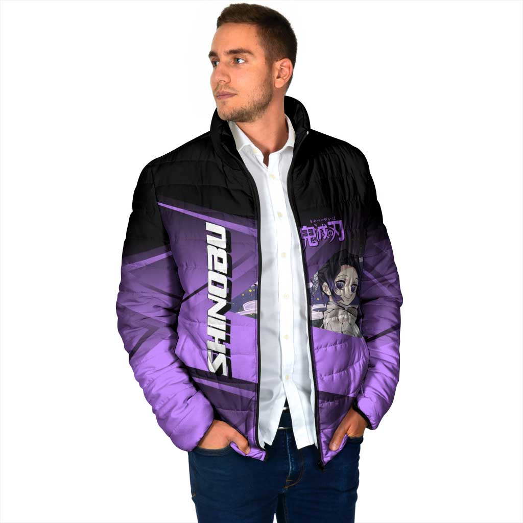 Shinobu Kocho Insect Rally Padded Jacket Sporty Anime Mashup Style