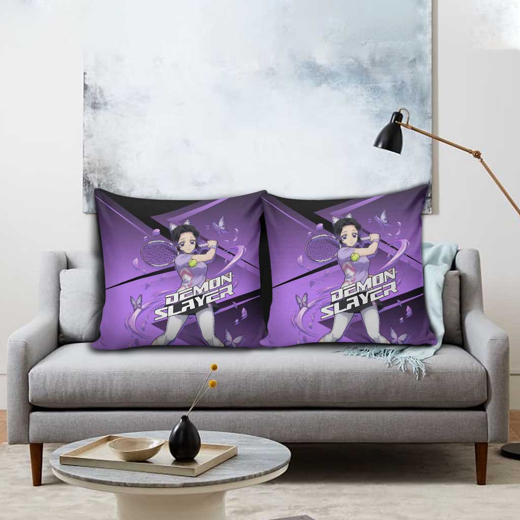 Shinobu Kocho Insect Rally Pillow Cover Sporty Anime Mashup Style