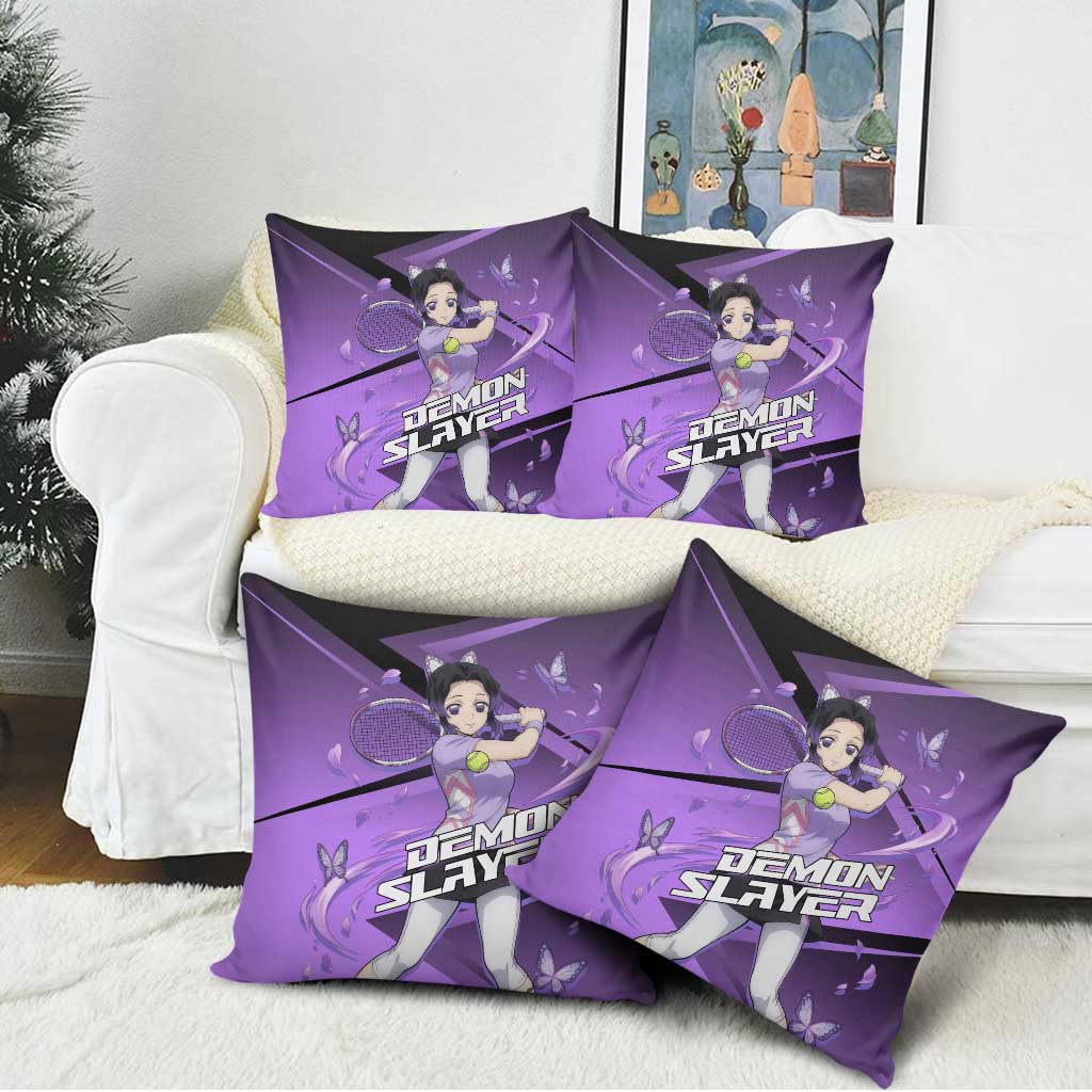 Shinobu Kocho Insect Rally Pillow Cover Sporty Anime Mashup Style