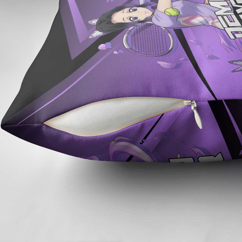 Shinobu Kocho Insect Rally Pillow Cover Sporty Anime Mashup Style