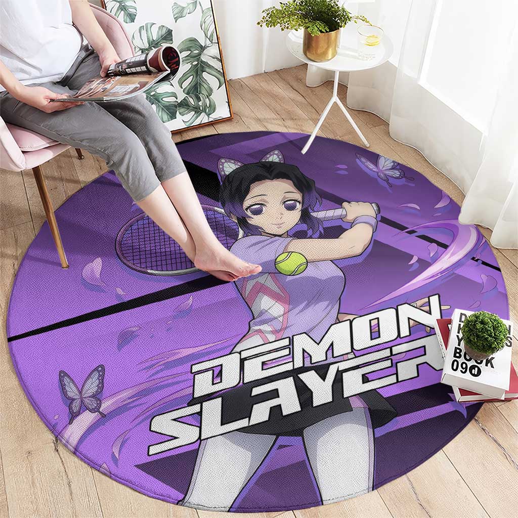 Shinobu Kocho Insect Rally Round Carpet Sporty Anime Mashup Style