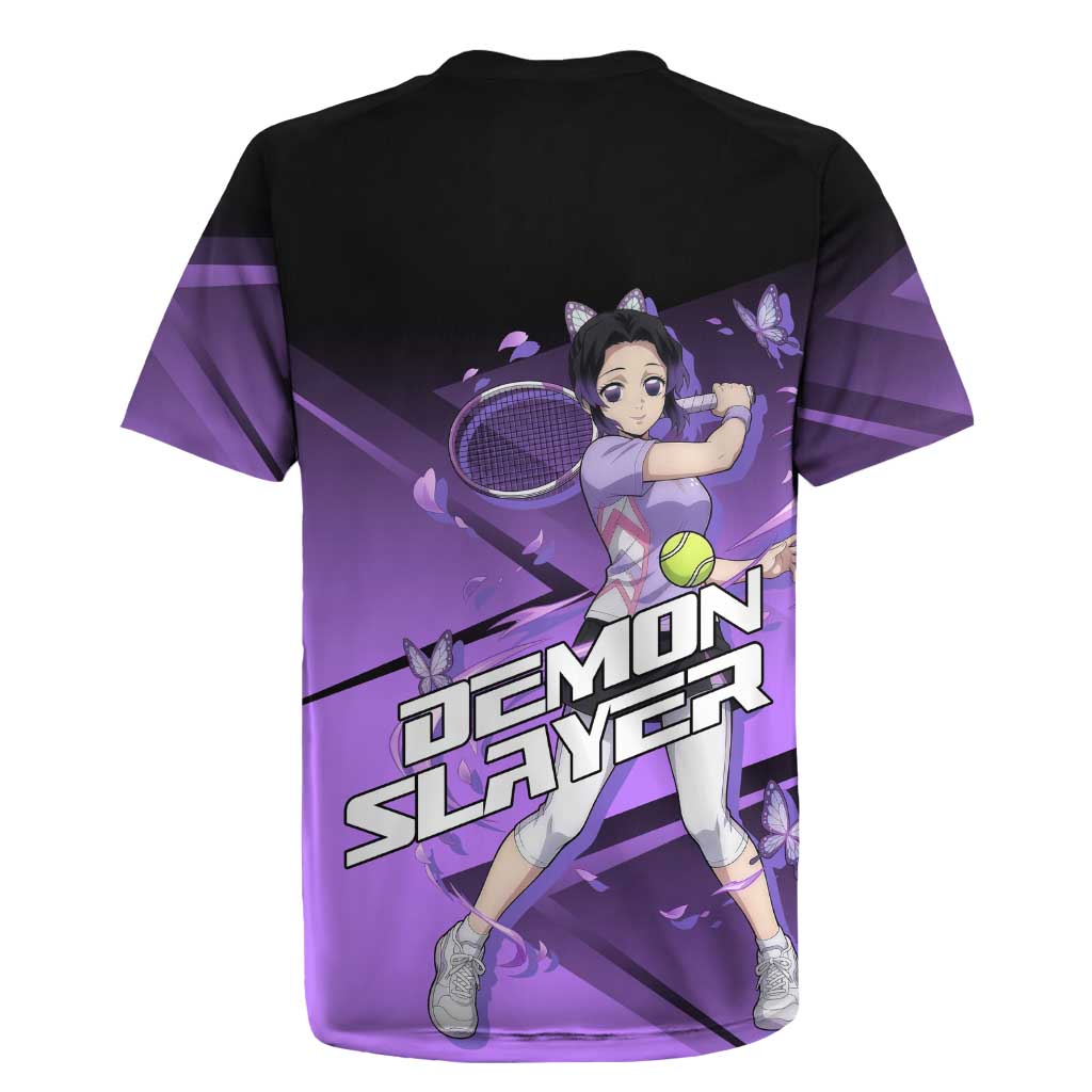 Shinobu Kocho Insect Rally Rugby Jersey Sporty Anime Mashup Style