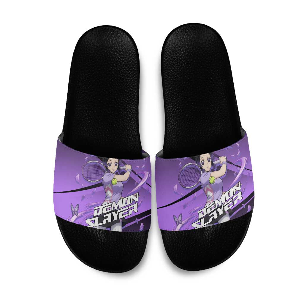 Shinobu Kocho Insect Rally Slide Sandals Sporty Anime Mashup Style