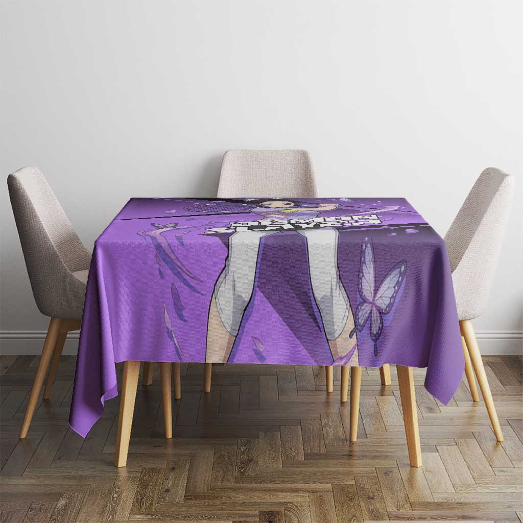 Shinobu Kocho Insect Rally Tablecloth Sporty Anime Mashup Style