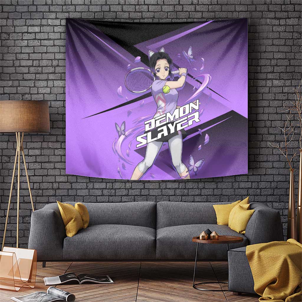 Shinobu Kocho Insect Rally Tapestry Sporty Anime Mashup Style
