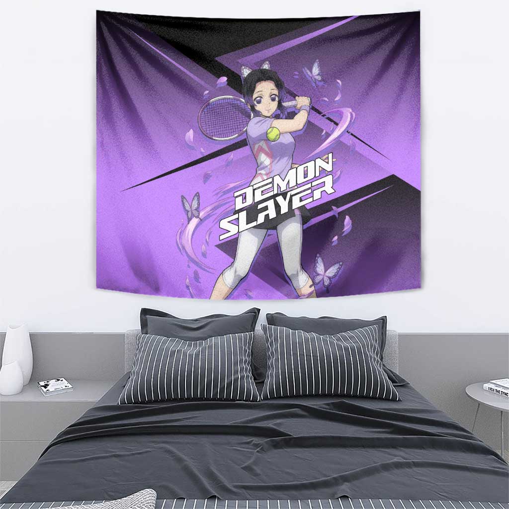 Shinobu Kocho Insect Rally Tapestry Sporty Anime Mashup Style