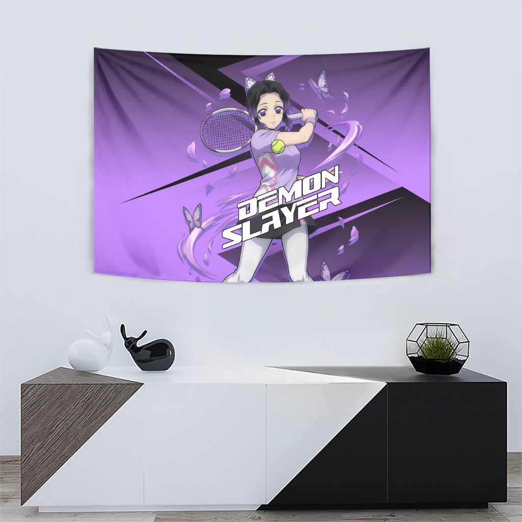 Shinobu Kocho Insect Rally Tapestry Sporty Anime Mashup Style