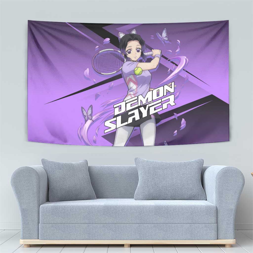 Shinobu Kocho Insect Rally Tapestry Sporty Anime Mashup Style