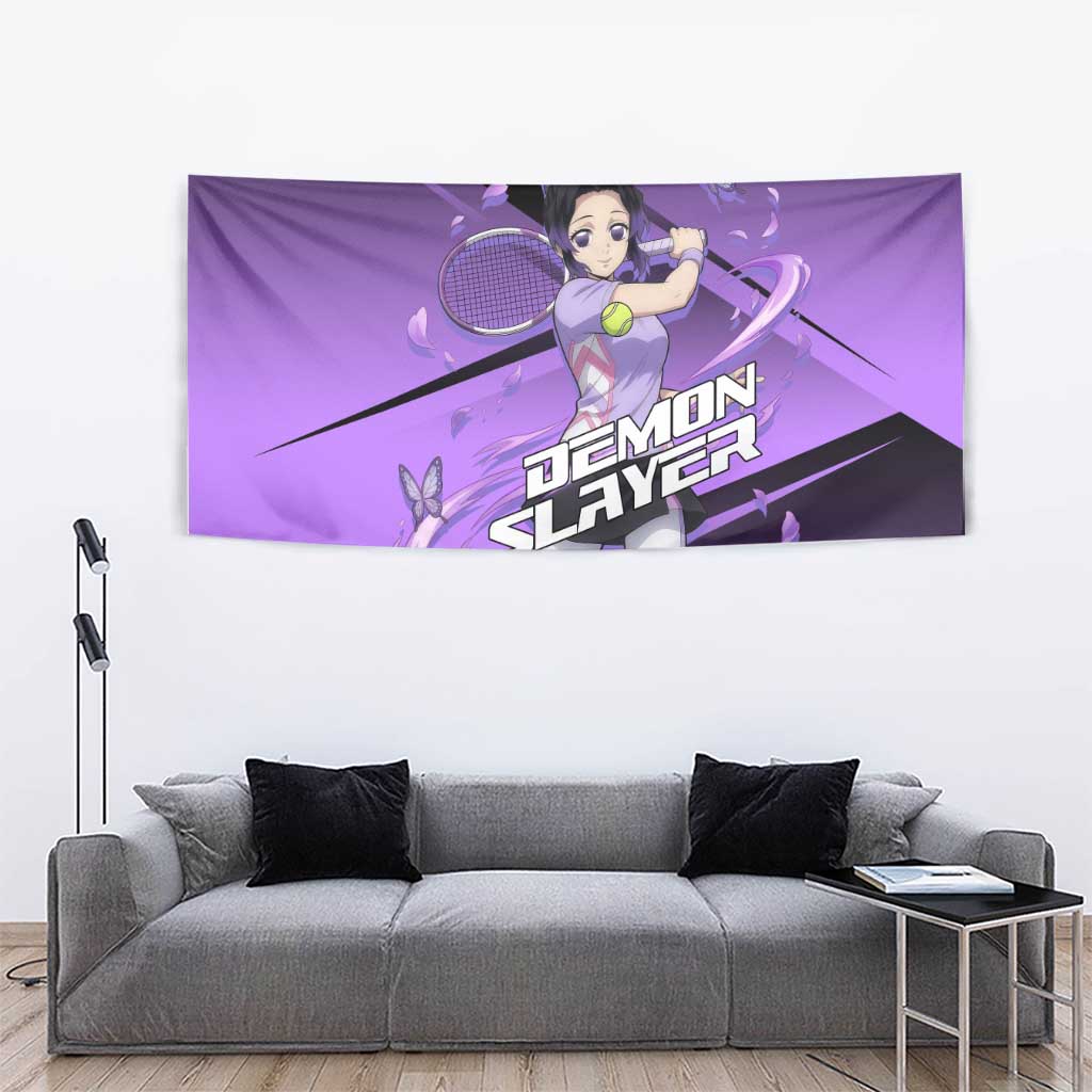 Shinobu Kocho Insect Rally Tapestry Sporty Anime Mashup Style