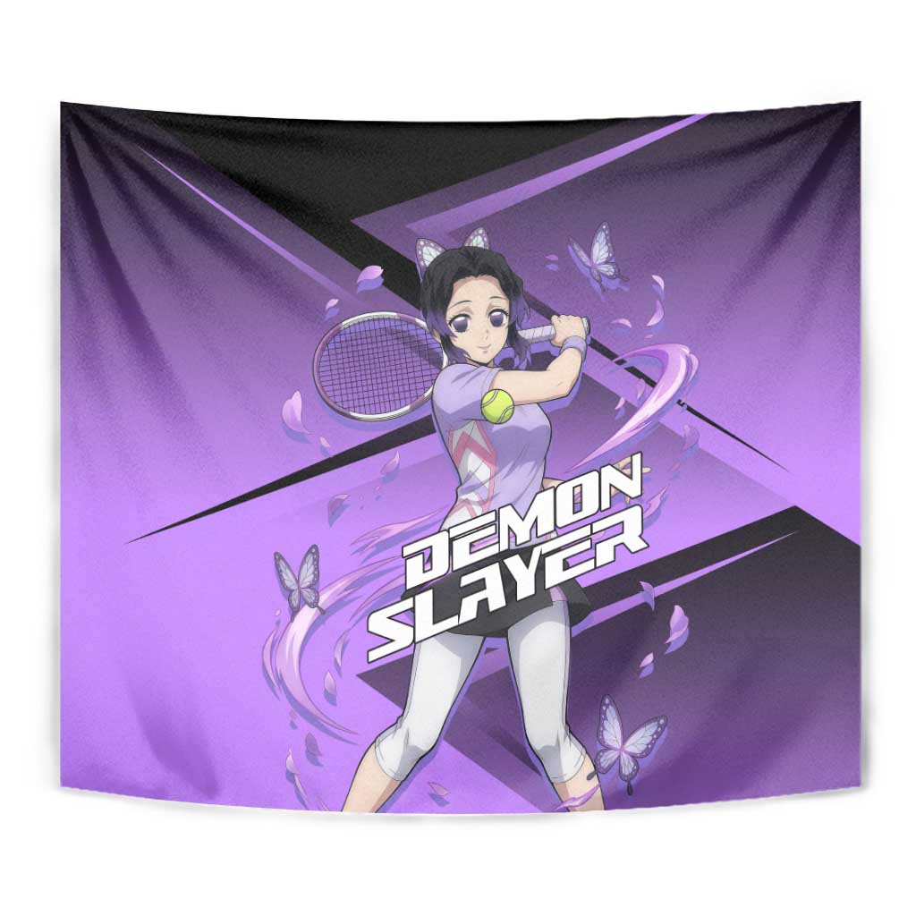 Shinobu Kocho Insect Rally Tapestry Sporty Anime Mashup Style