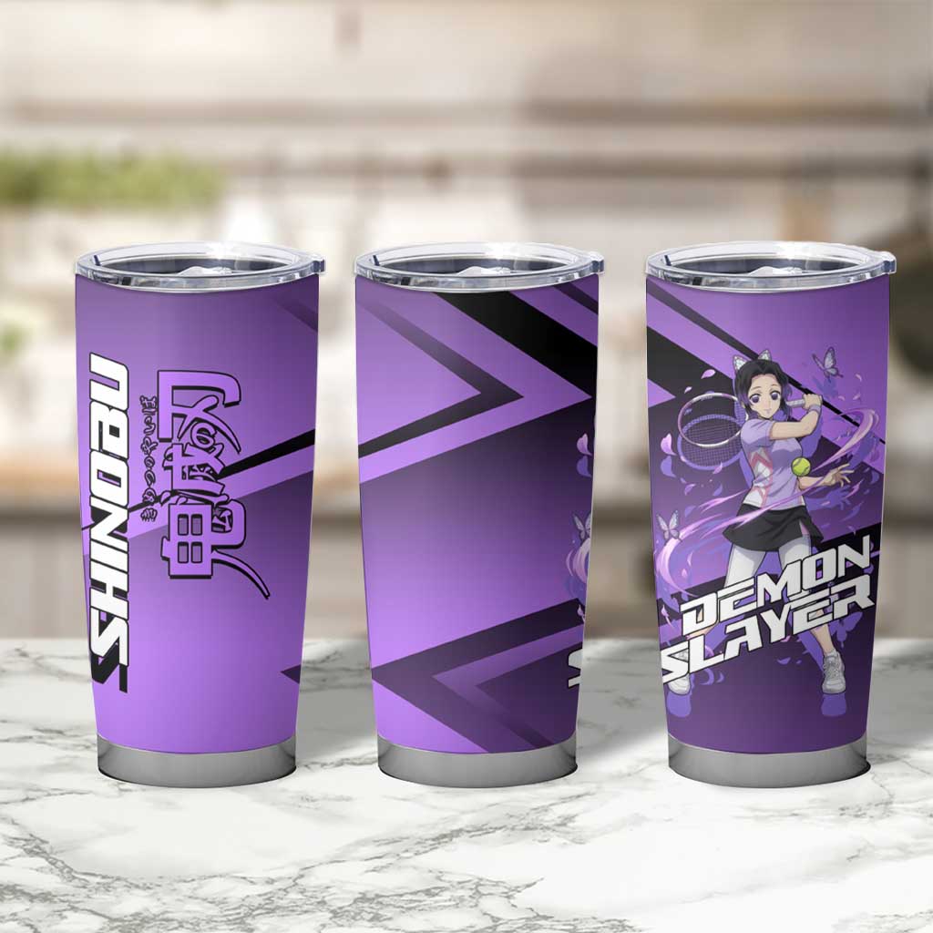 Shinobu Kocho Insect Rally Tumbler Cup Sporty Anime Mashup Style