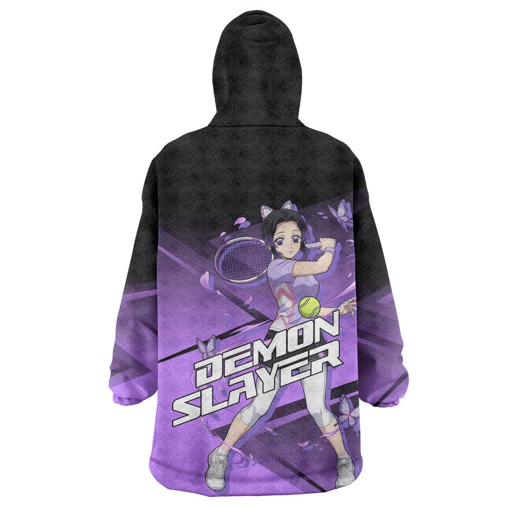 Shinobu Kocho Insect Rally Wearable Blanket Hoodie Sporty Anime Mashup Style
