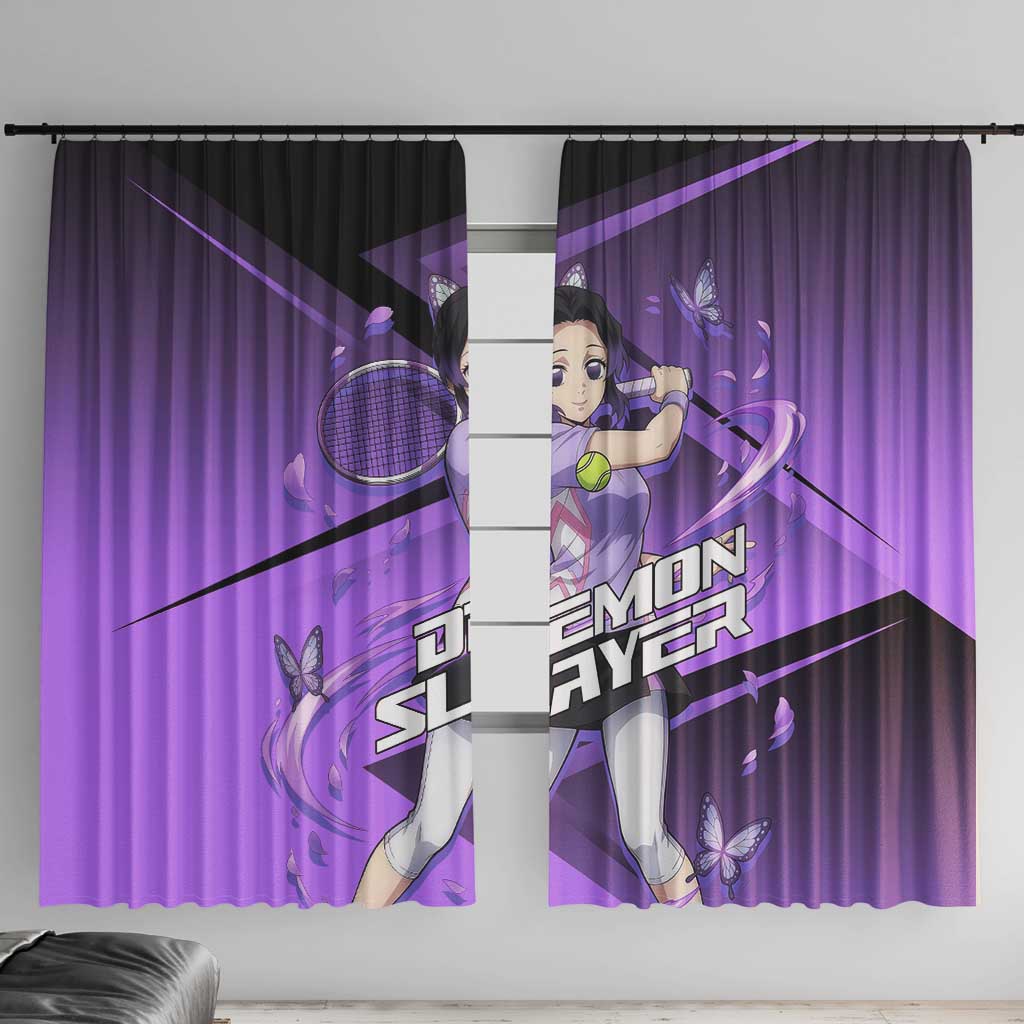 Shinobu Kocho Insect Rally Window Curtain Sporty Anime Mashup Style