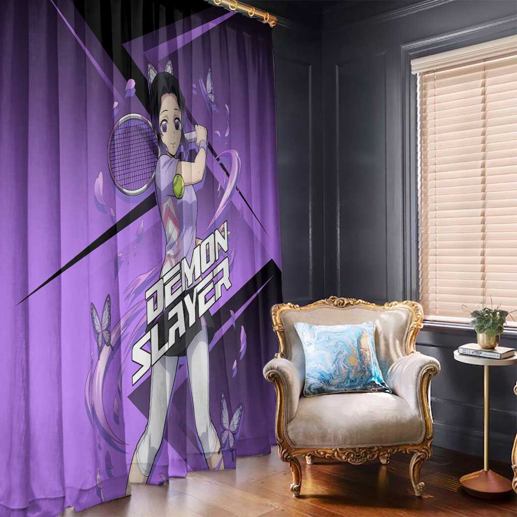 Shinobu Kocho Insect Rally Window Curtain Sporty Anime Mashup Style