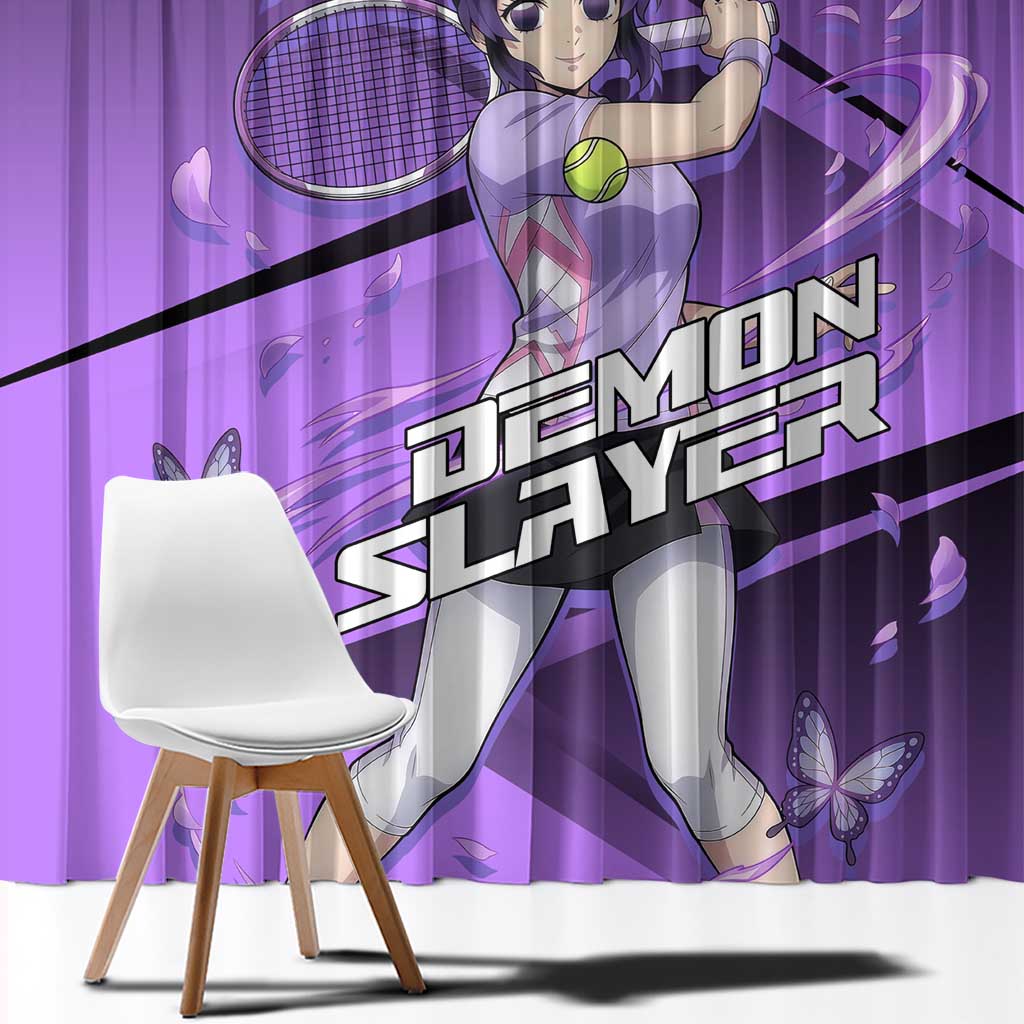 Shinobu Kocho Insect Rally Window Curtain Sporty Anime Mashup Style