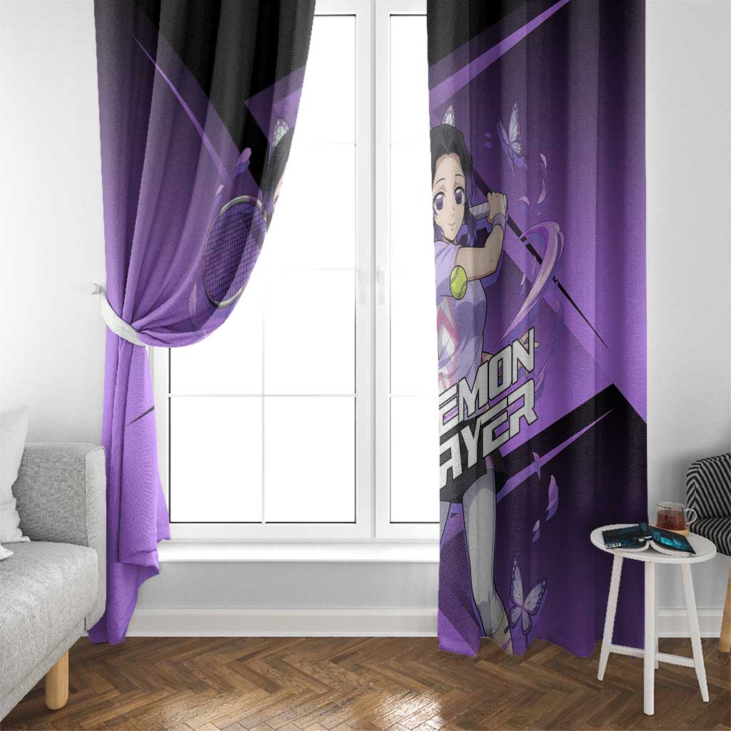Shinobu Kocho Insect Rally Window Curtain Sporty Anime Mashup Style