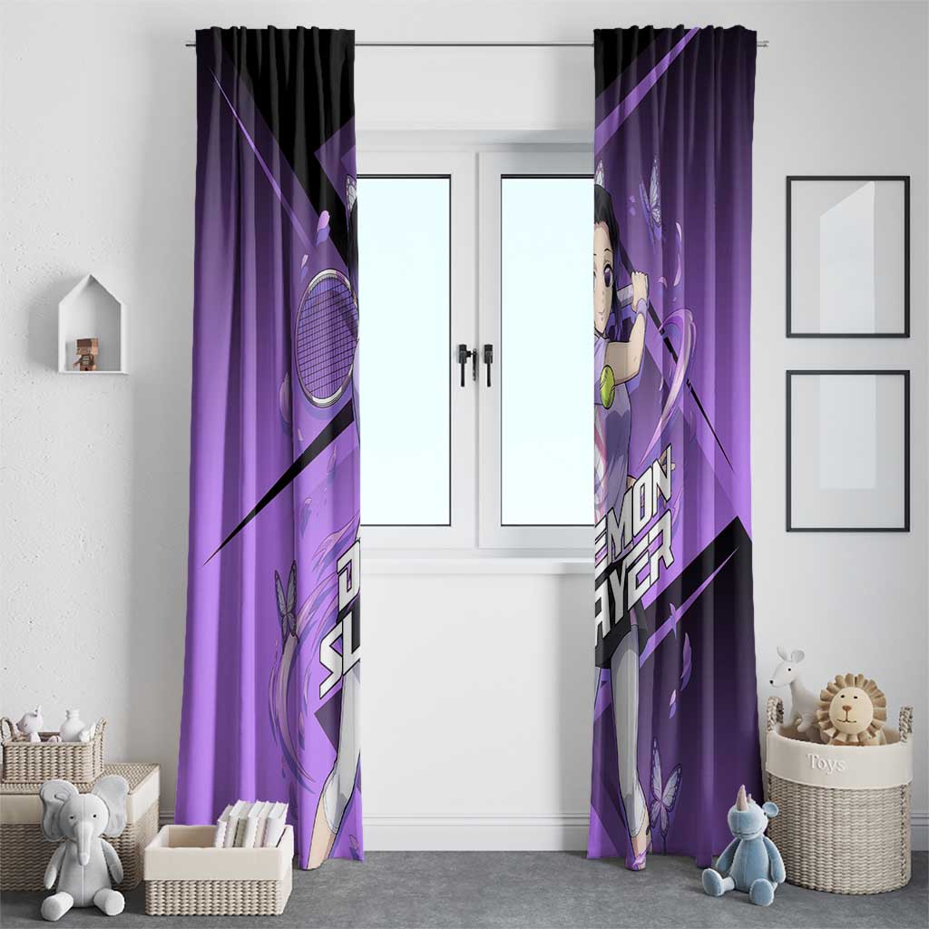 Shinobu Kocho Insect Rally Window Curtain Sporty Anime Mashup Style