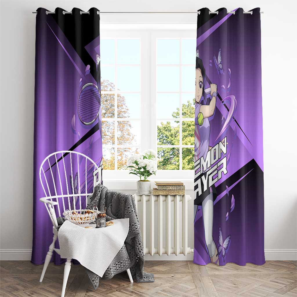Shinobu Kocho Insect Rally Window Curtain Sporty Anime Mashup Style