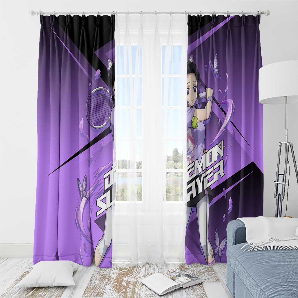 Shinobu Kocho Insect Rally Window Curtain Sporty Anime Mashup Style