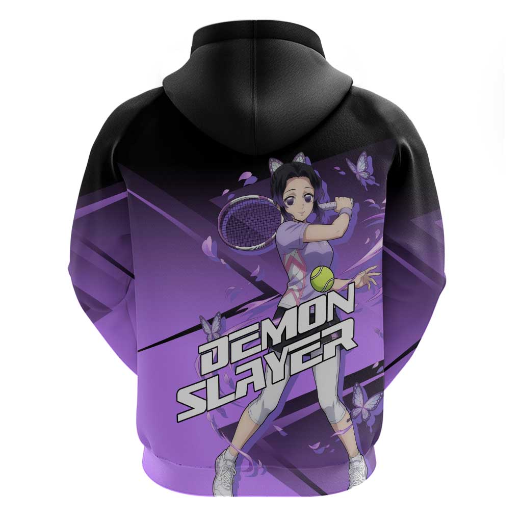 Shinobu Kocho Insect Rally Zip Hoodie Sporty Anime Mashup Style